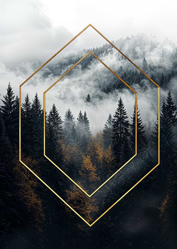 Golden Forest Frame