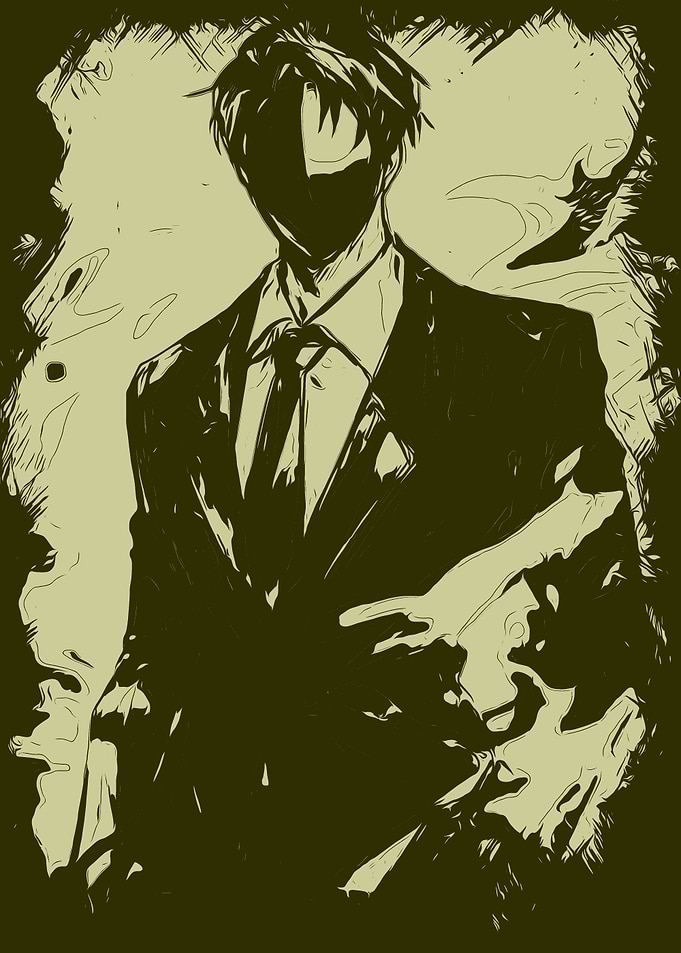 Masked Man in Suit