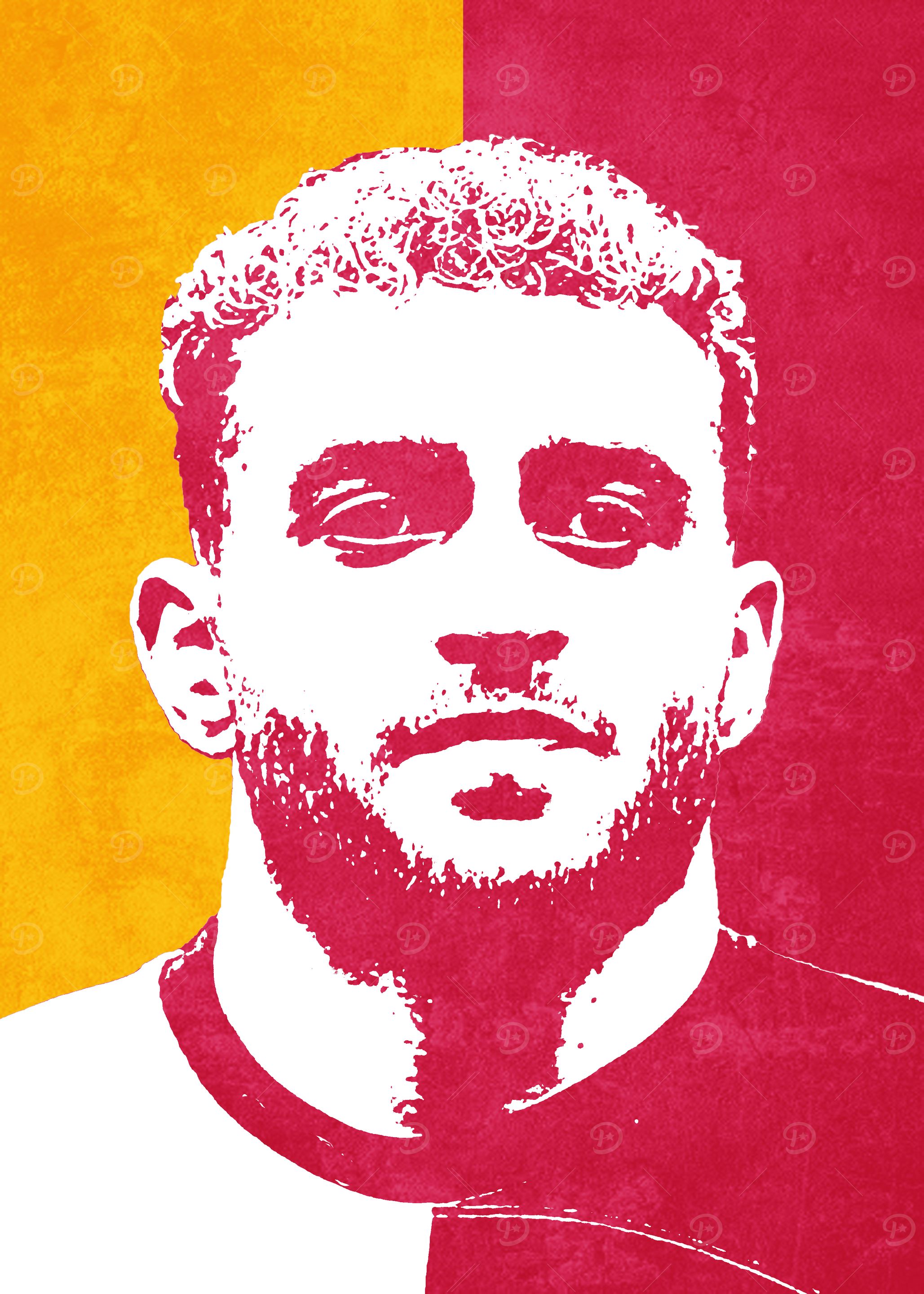 Football Player Portrait