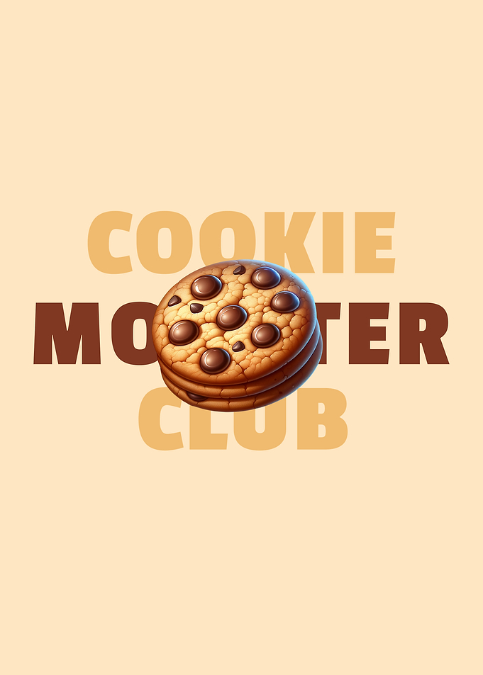 Cookie Monster Club Sweets Cake