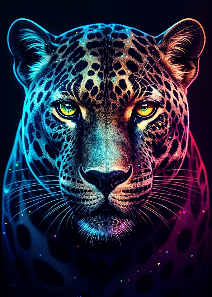 Neon Leopard