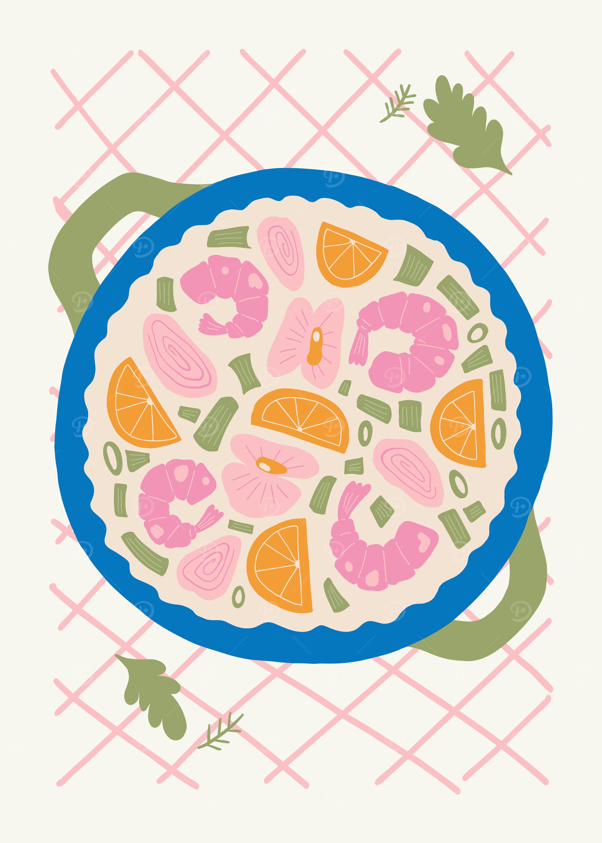 Paella Illustration