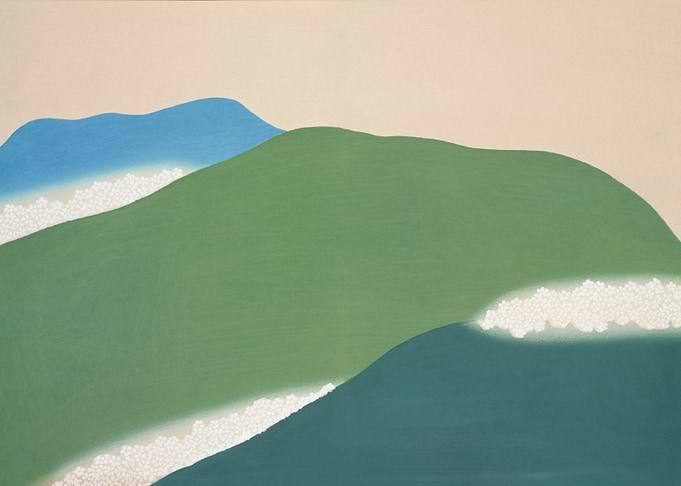 Abstract Mountain Landscape
