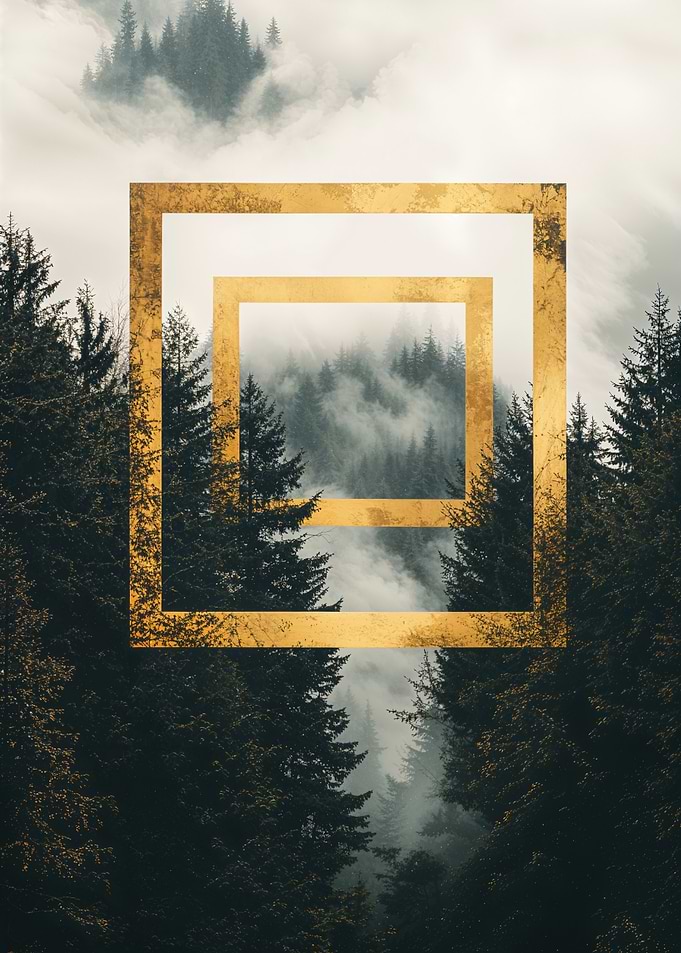 Golden Forest Frame