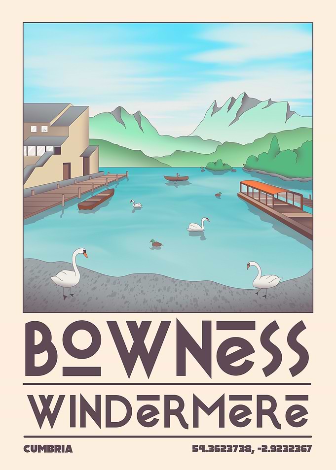 Bowness-on-Windermere Poster