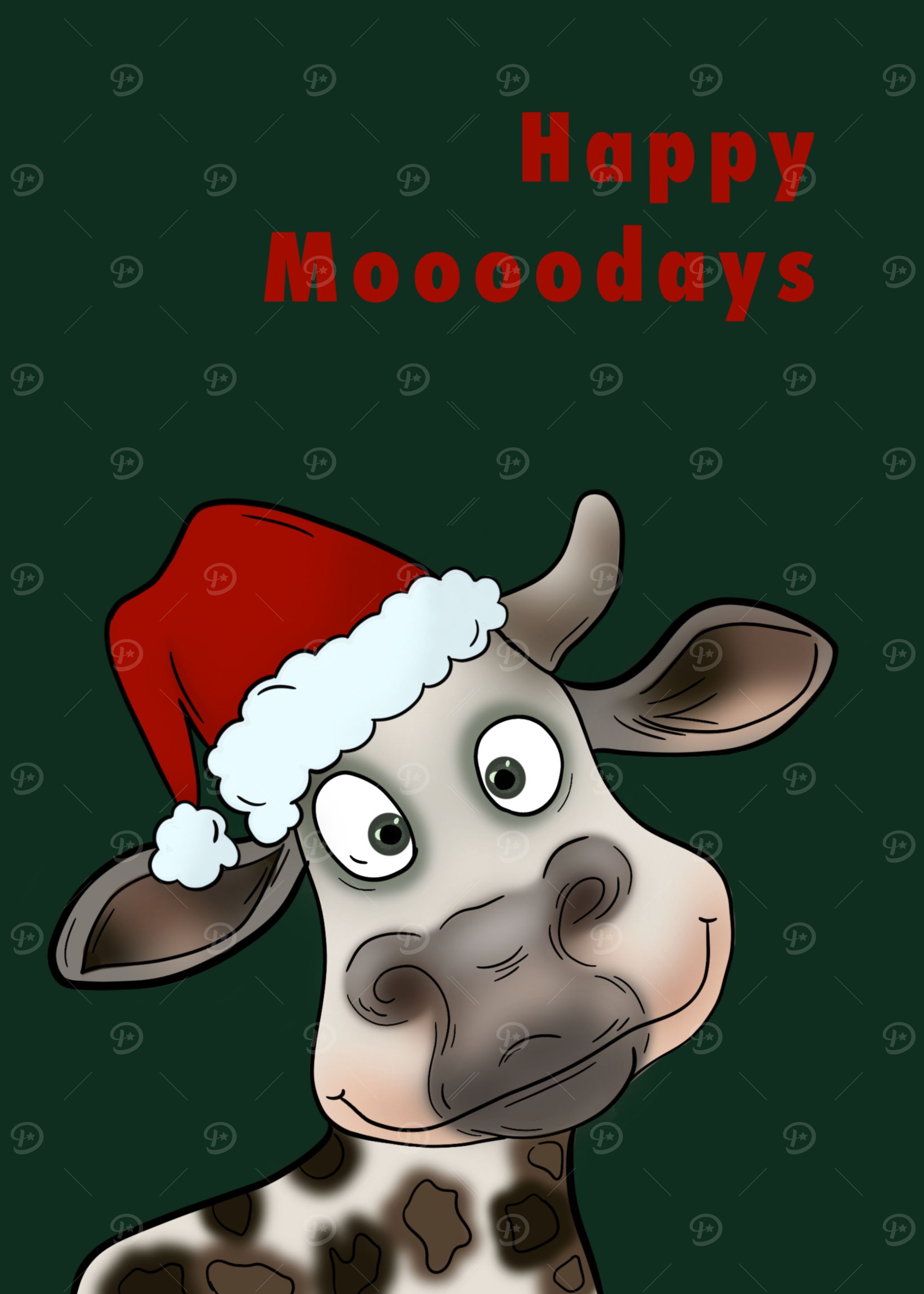 Happy Moooodays Cow