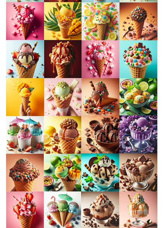 Ice Cream Collage