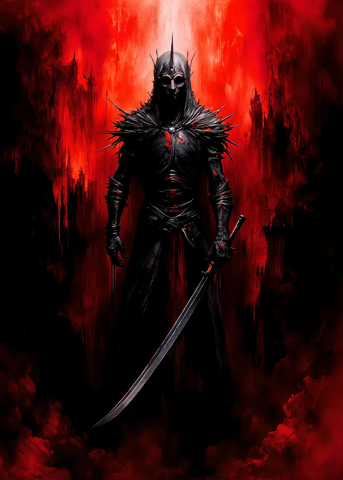 Dark Figure with Sword