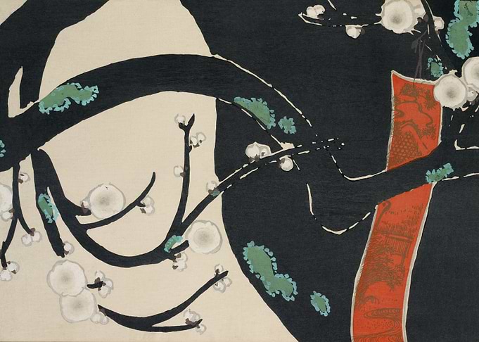 Japanese Plum Blossom Print