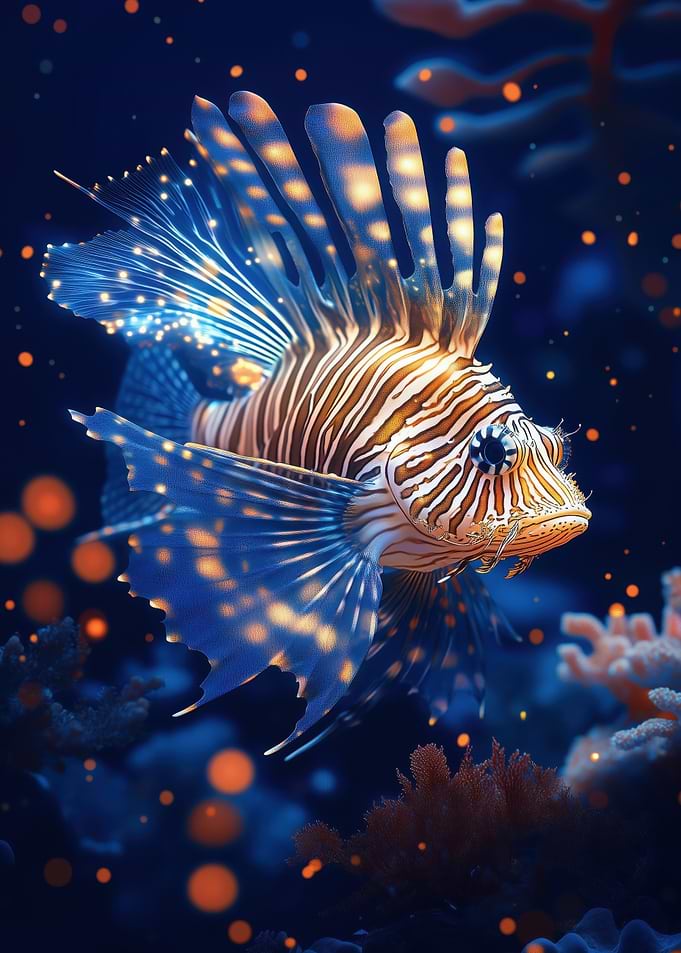 Lionfish Underwater