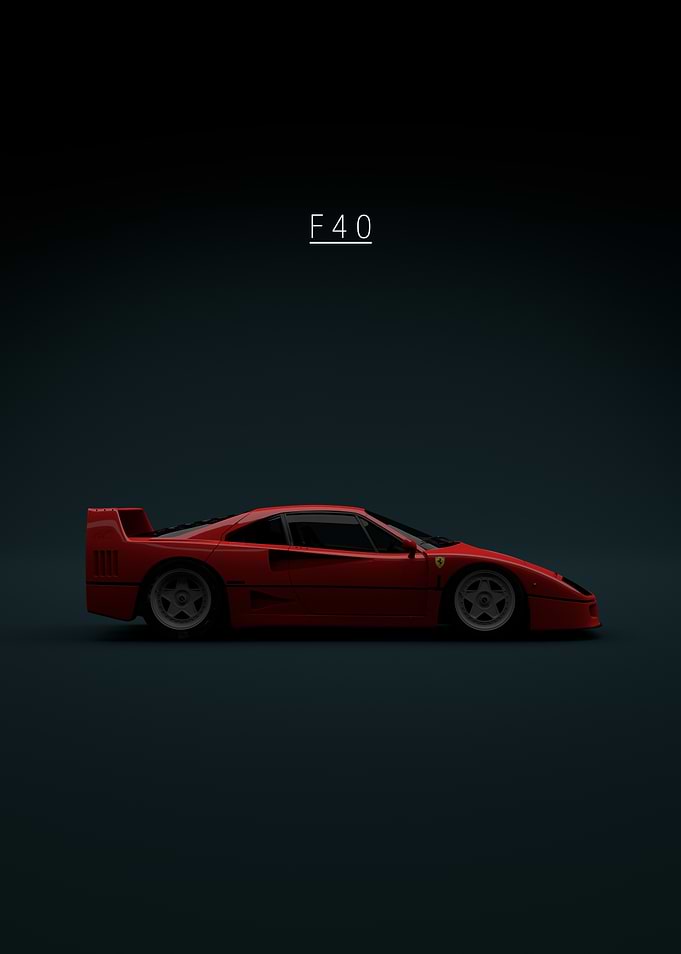 Red - Ferrari F40 1992