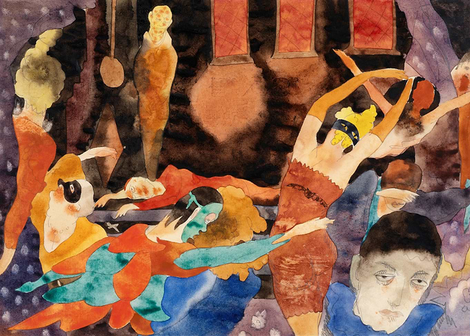 The Masque of the Red Death by Charles Demuth