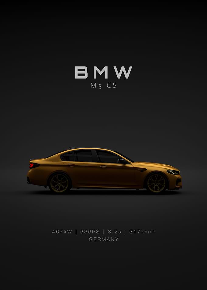 BMW M5 CS F90 - Gold - Specs
