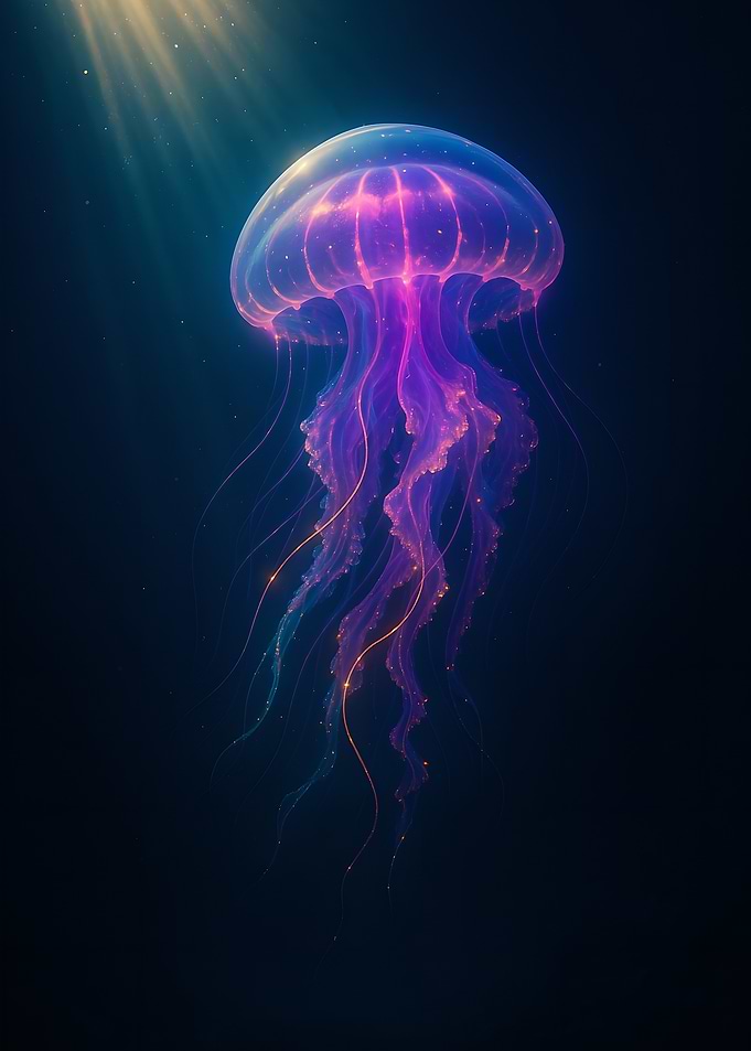 Glowing Jellyfish