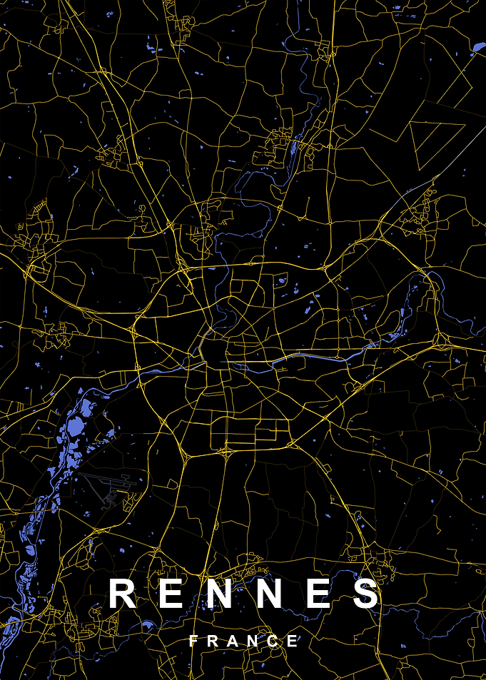 Rennes City Map
