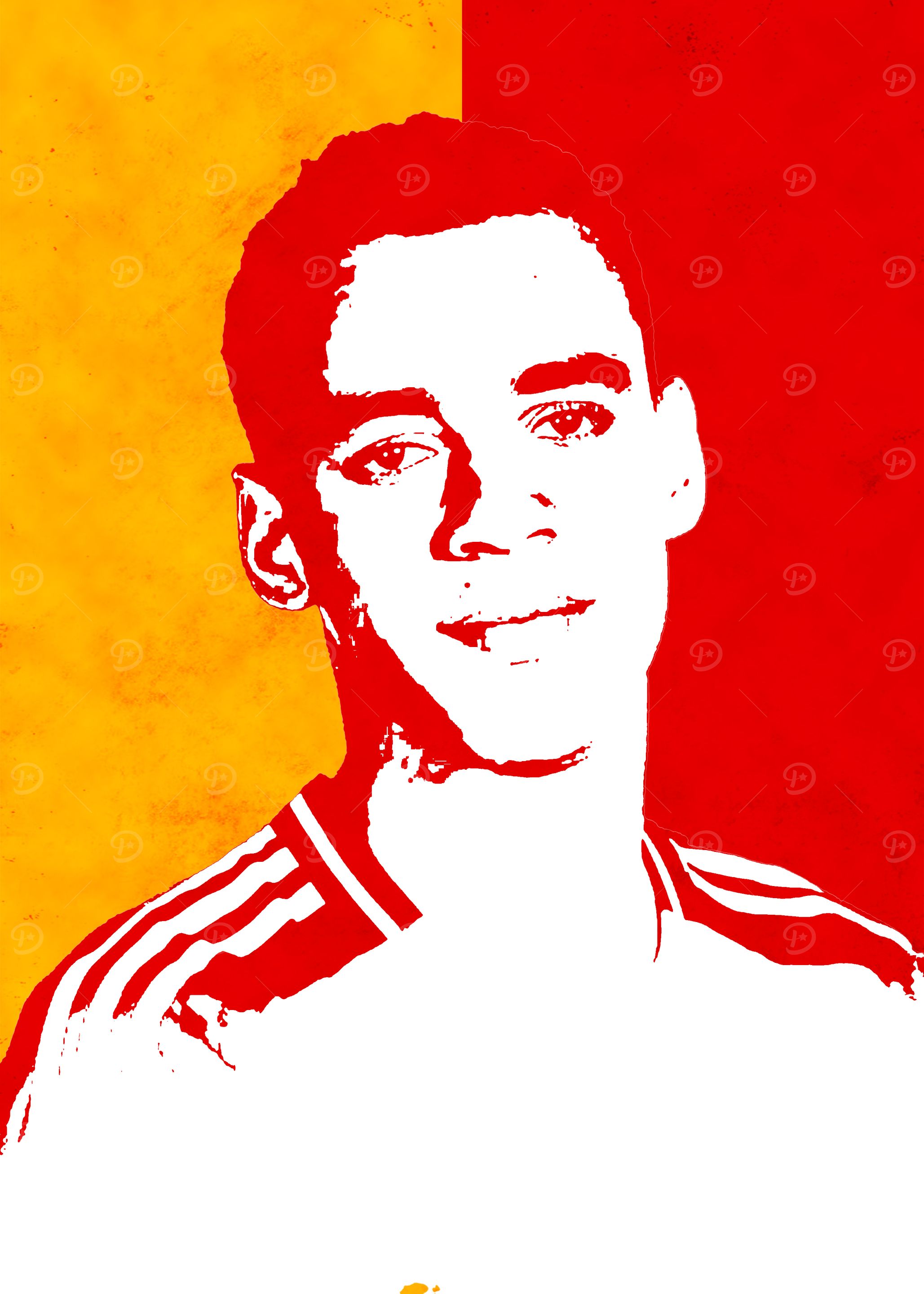 Germany Football Player Portrait