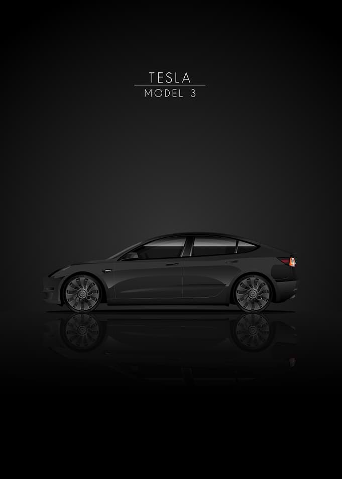 Tesla Model 3 Side View