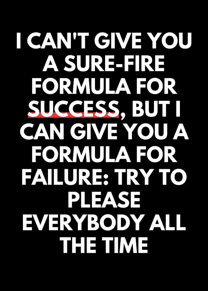 Formula for Failure Quote