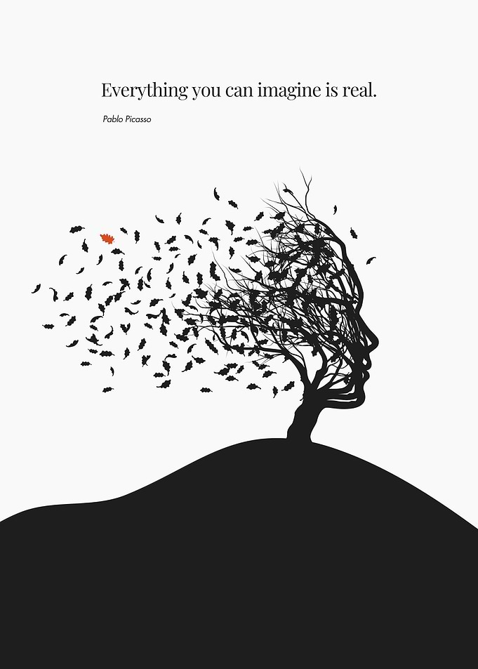 Tree Silhouette with Quote