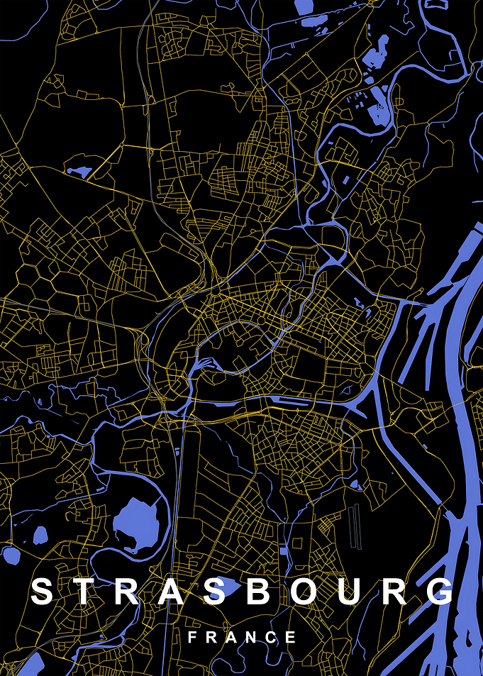 Strasbourg City Map