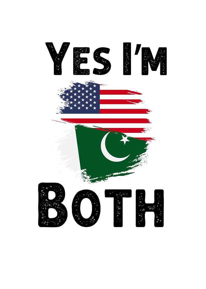 American Pakistani Flag Design