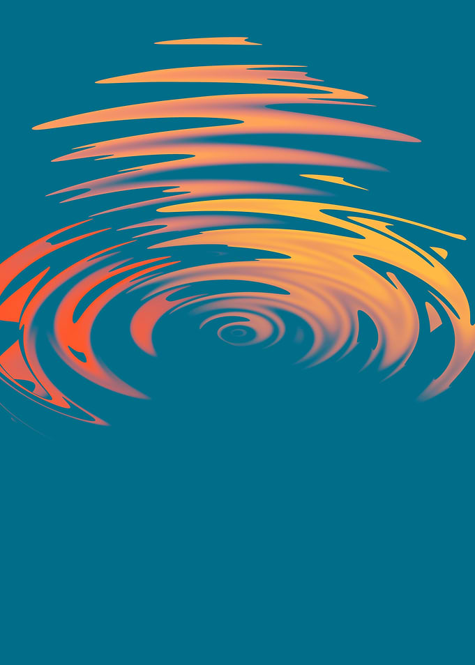Abstract Colorful Swirl Art