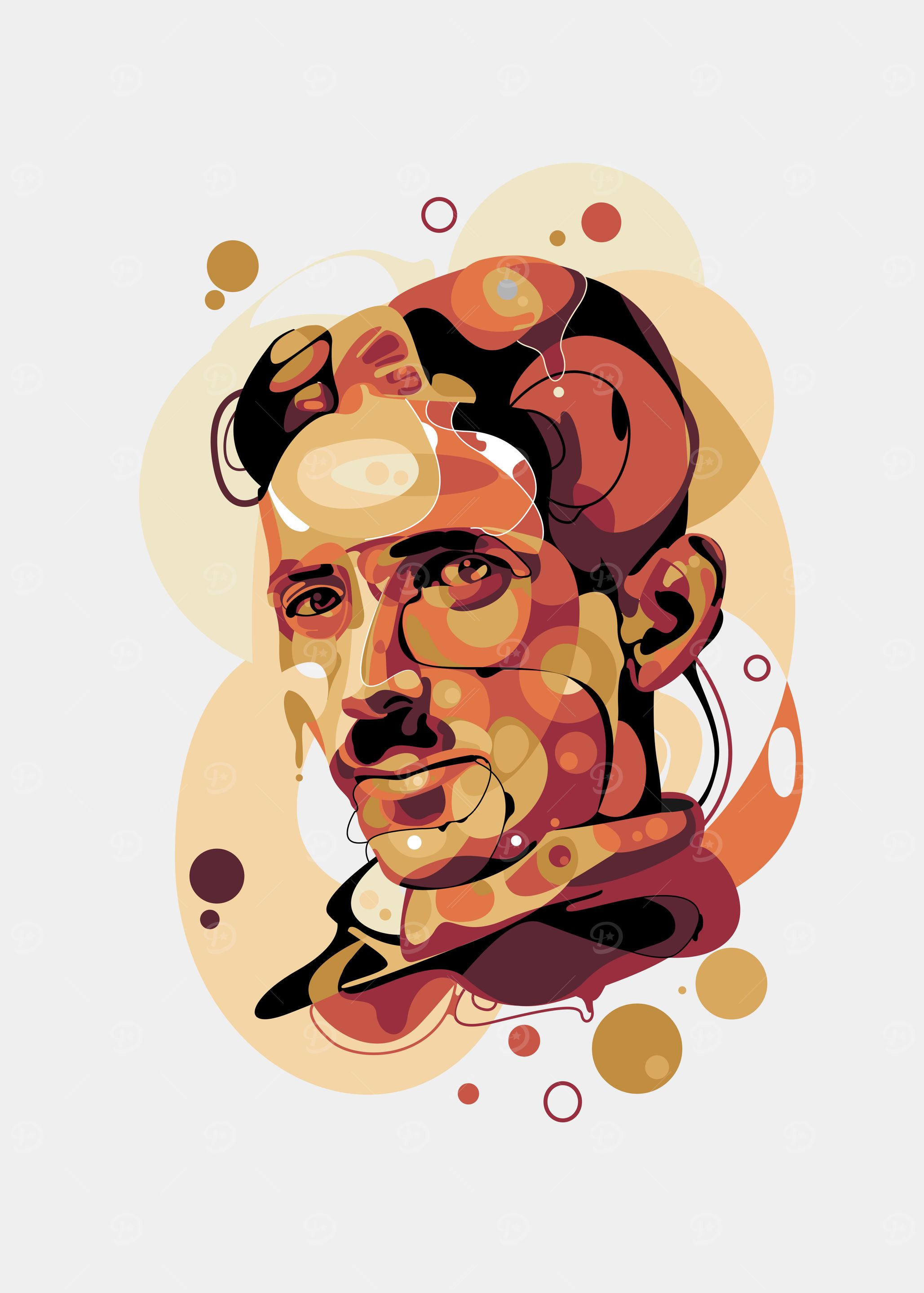 Nikola Tesla Pop art