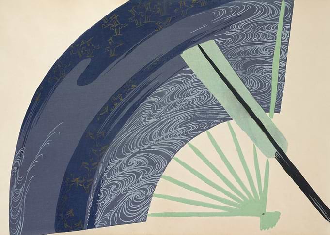 Japanese Fan Art Print