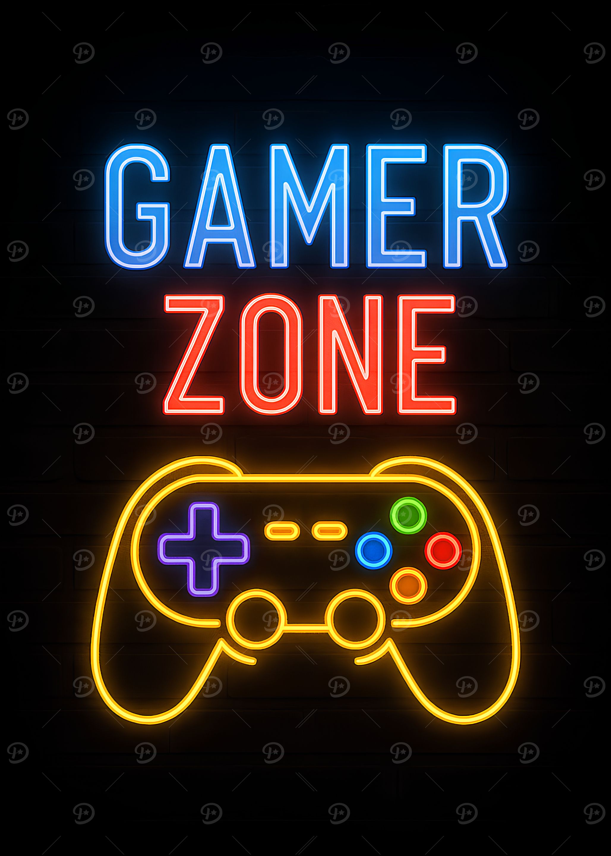 Gamer Zone Neon Sign