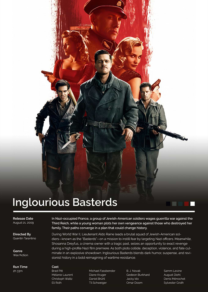 Inglourious Basterds Movie Poster