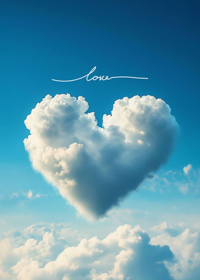 Heart Cloud Love
