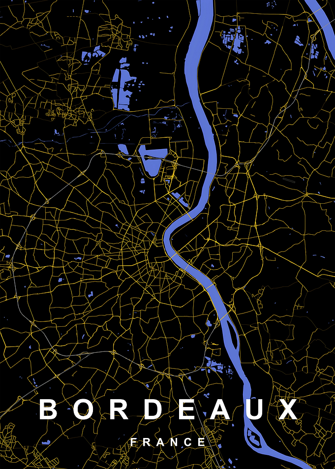 Bordeaux City Map