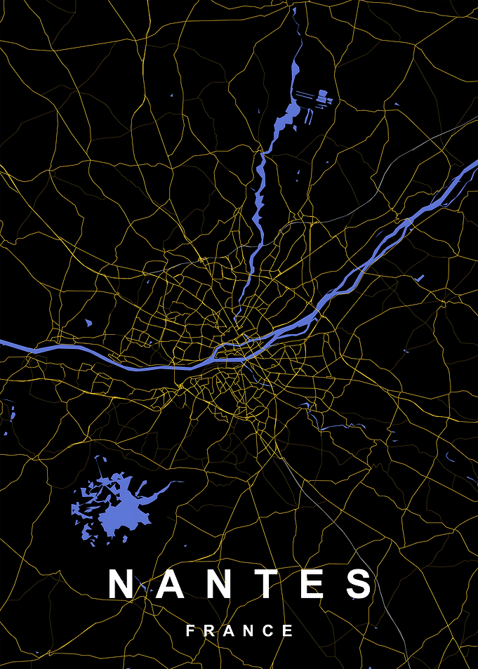 Nantes City Map