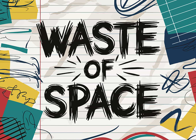Waste of Space Text Art
