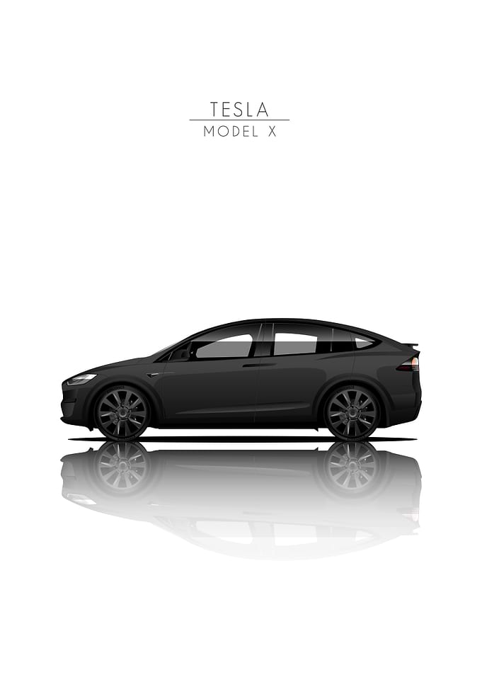 Tesla Model X Side View