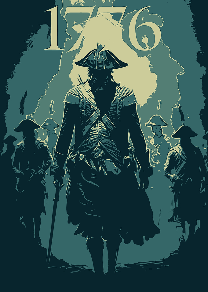 1776 Revolutionary War Poster