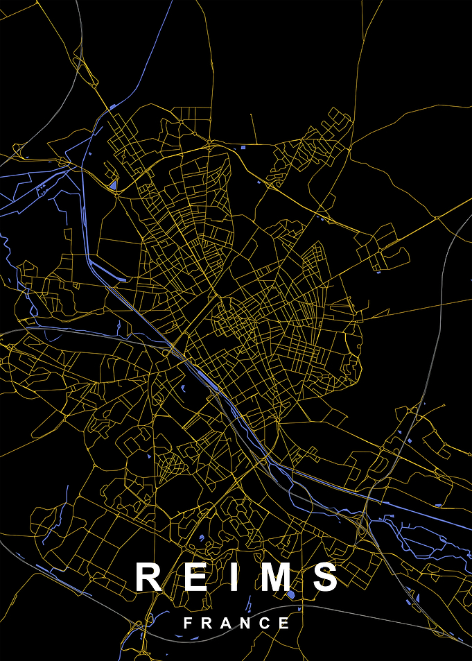 Reims City Map