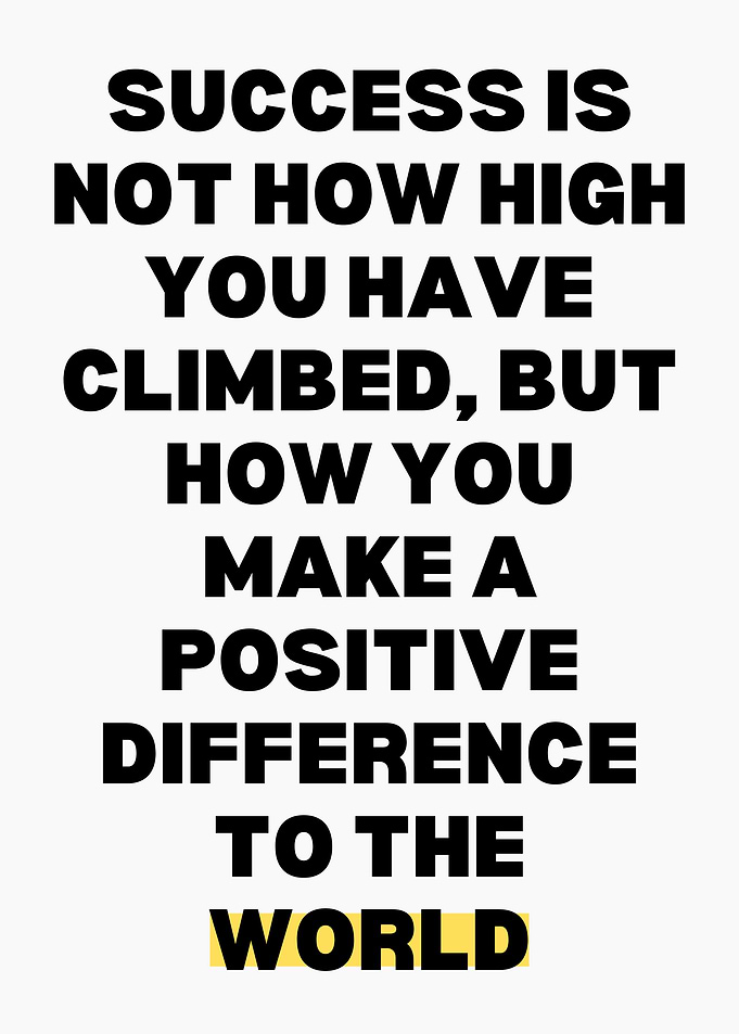 Success Quote Poster