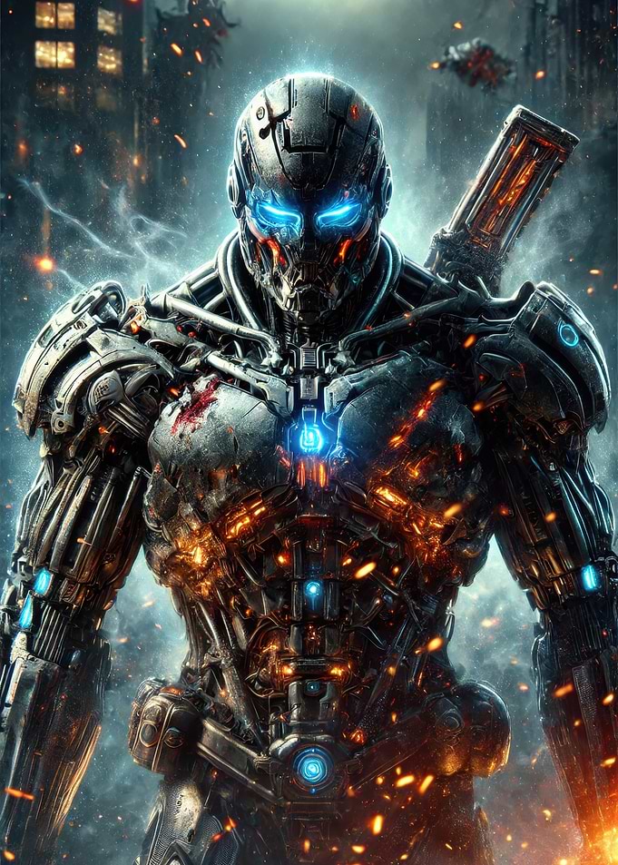 Cinderblade Warrior: Cybernetic Ghost of the Fallout