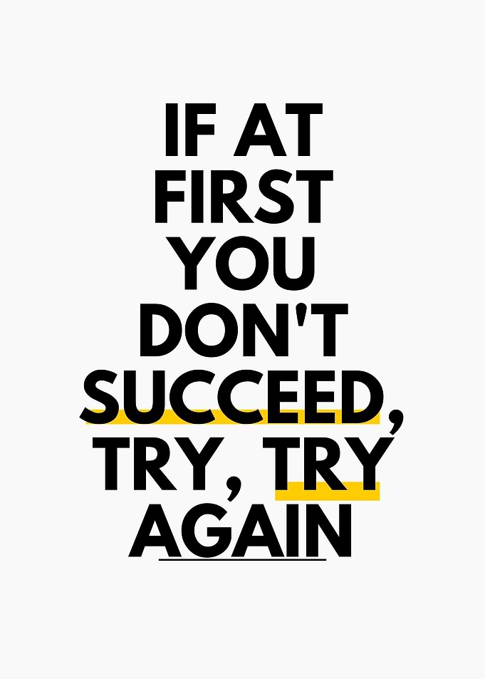 Try Again Quote