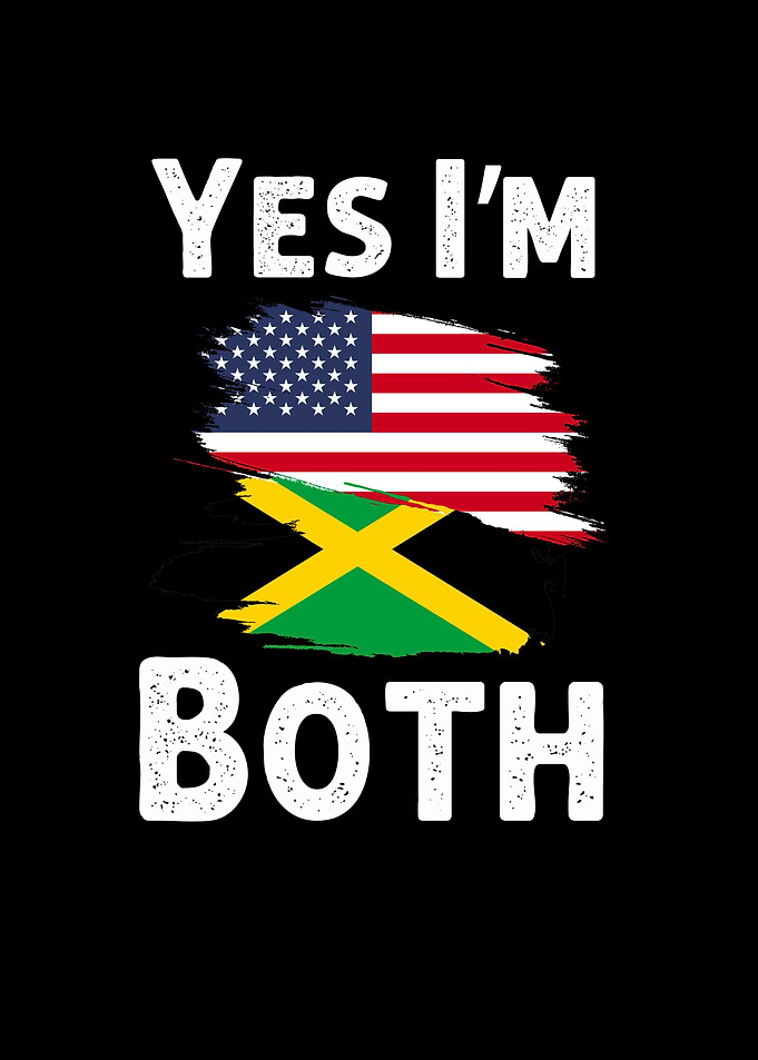 American Jamaican Flag Design