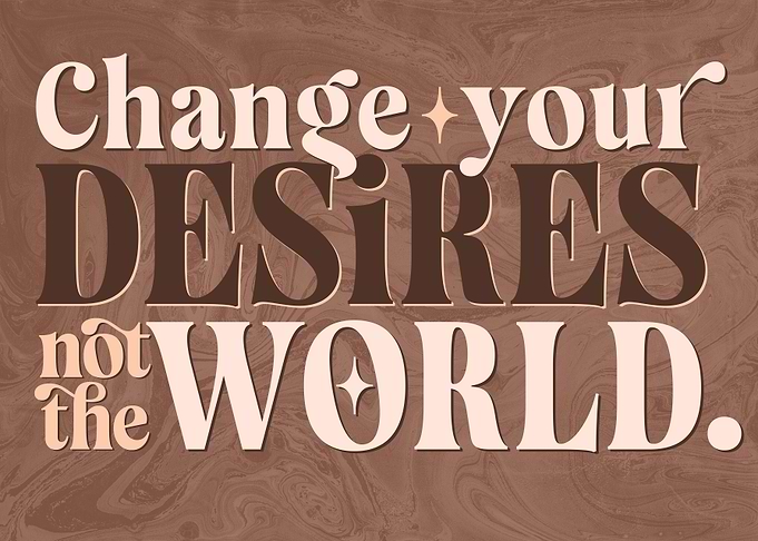 Change Your Desires