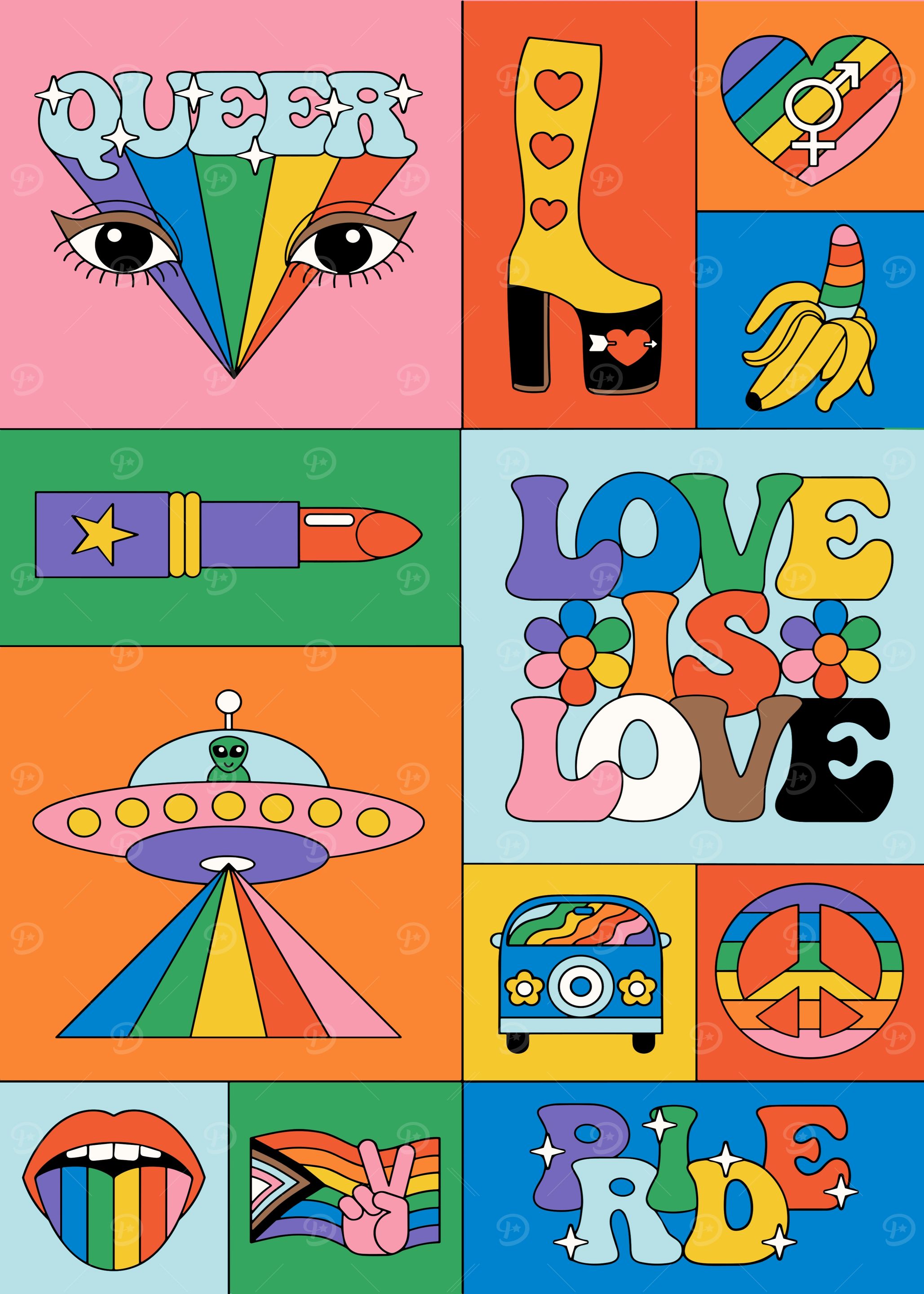 Pride Month Collage