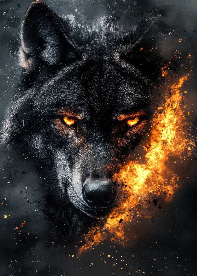 Fiery Wolf