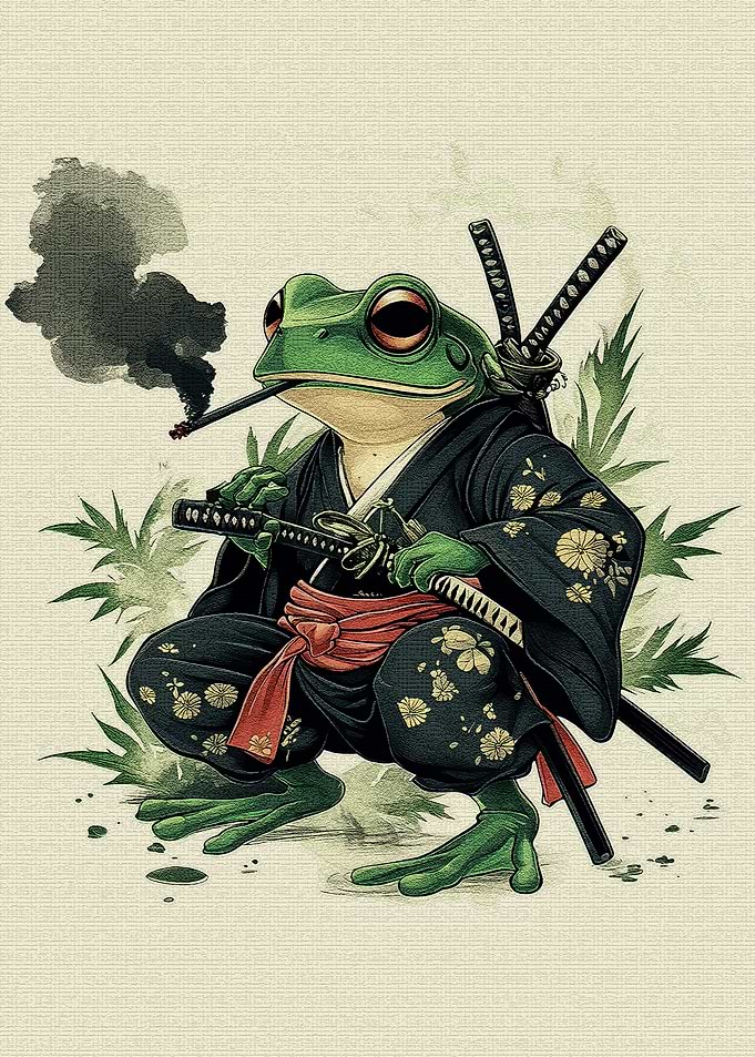 Samurai Frog