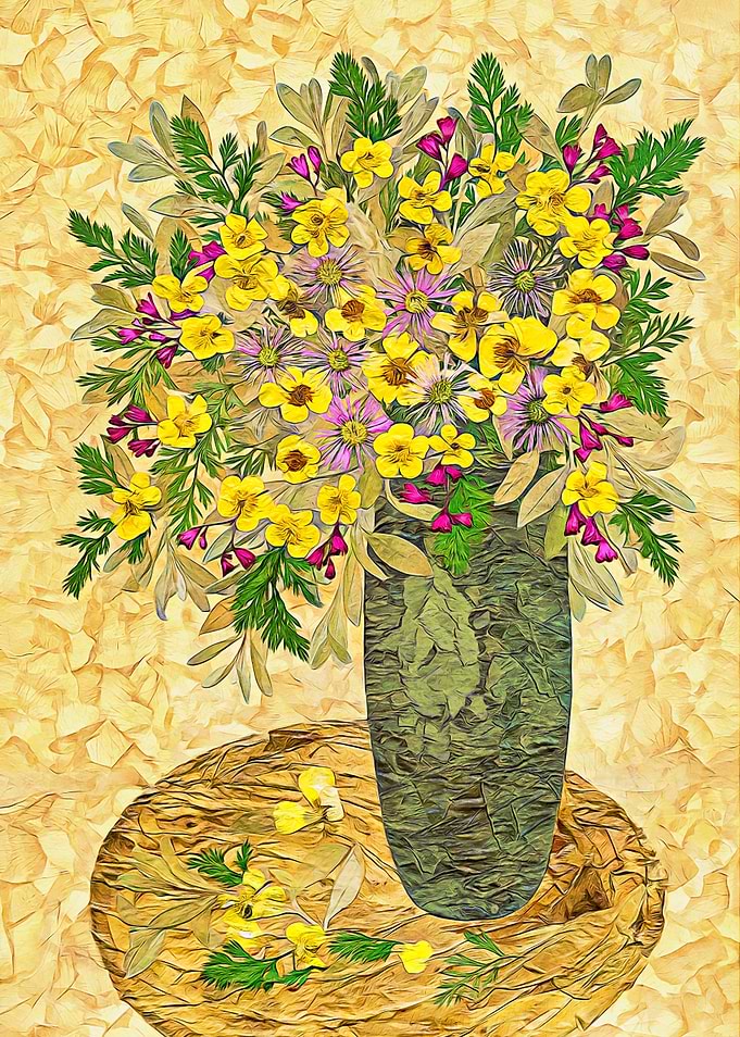 Pressed Flower Bouquet