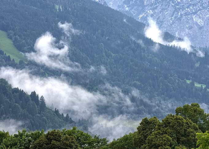 Misty Mountain Landscape