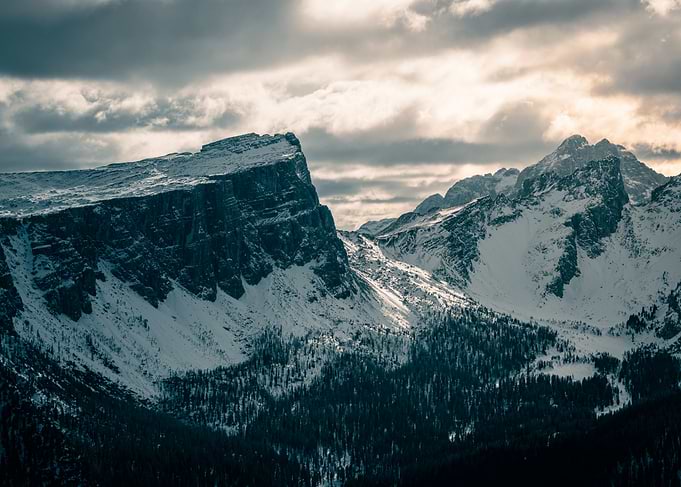 Snowy Mountain Range