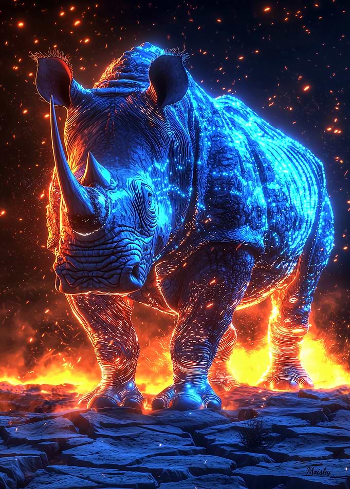 Molten Charge – The Cyber Rhino Rises