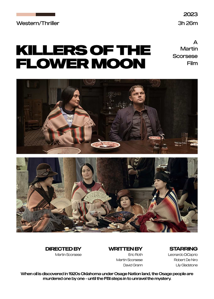Killers of the Flower Moon Movie Poster
